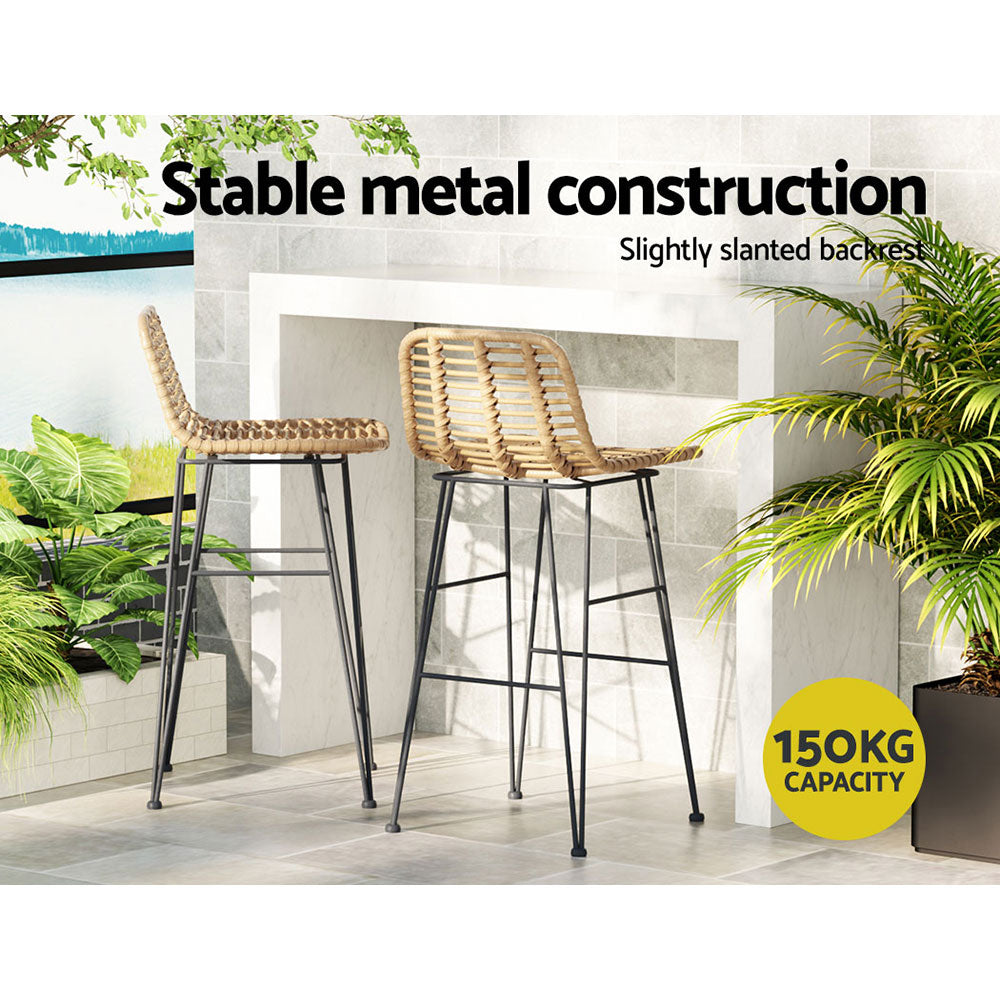 Corlette Outdoor Bar Stool Nature 6