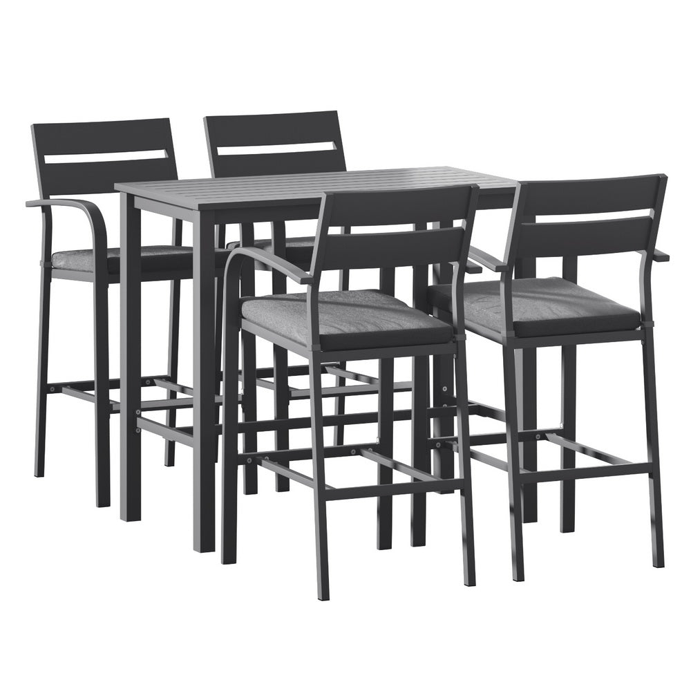 Aluminium outdoor bar table