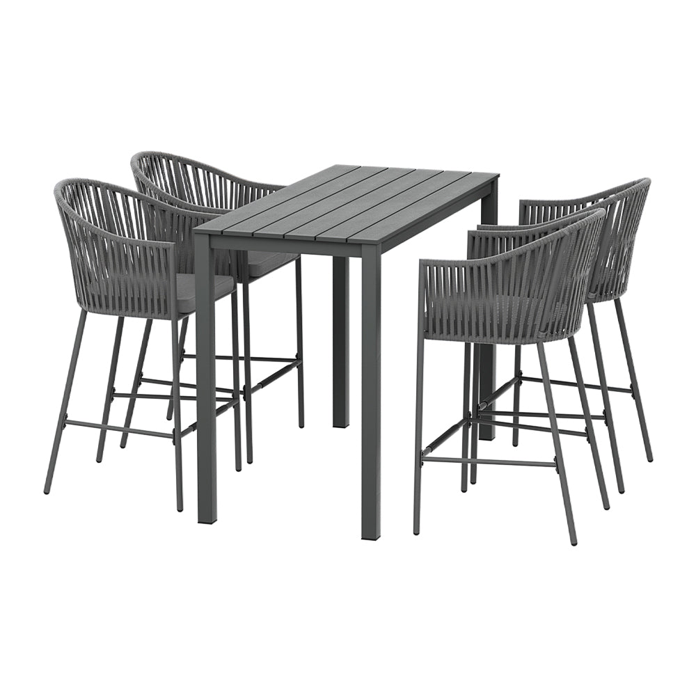 Zilzie 5 Piece Outdoor Dining Set