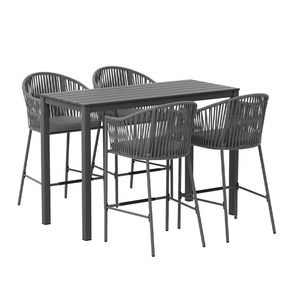 Zilzie 5 Piece Outdoor Dining Set