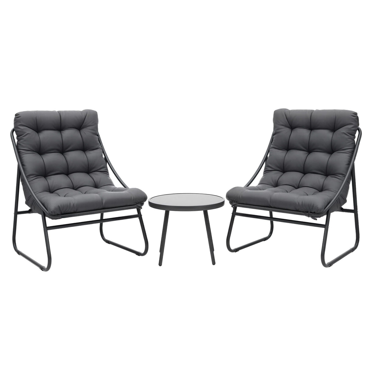 Caloundra 3 Piece Outdoor Bistro Set, view 6