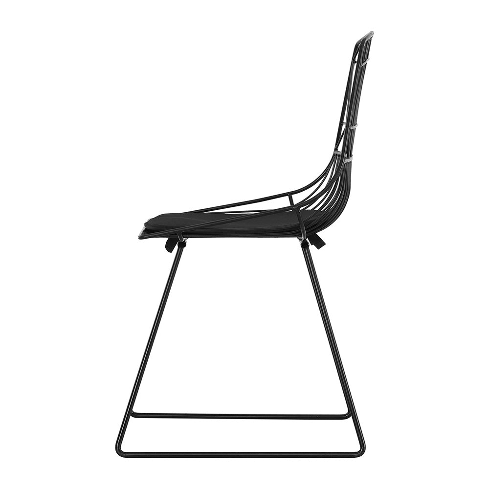 Albion Park Outdoor Dining Chair Black 2pcs image 4
