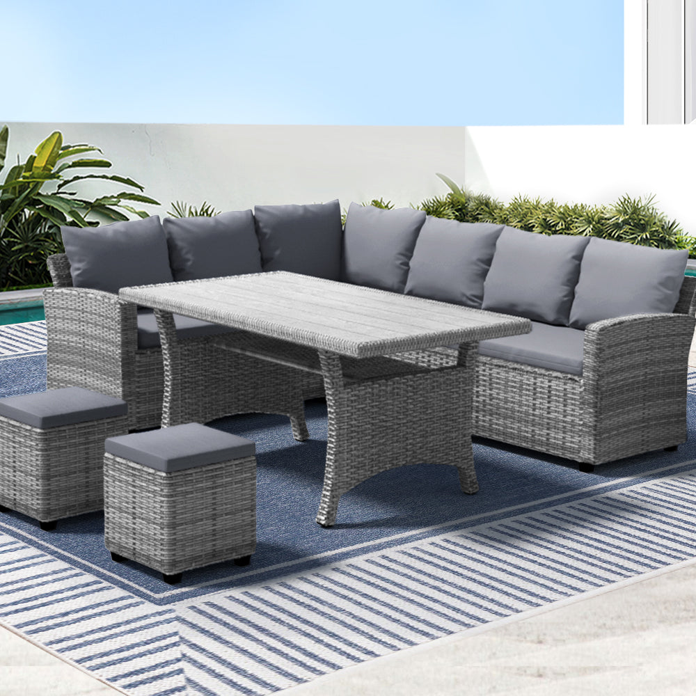 Kinka Beach 5 Piece Outdoor Dining Set