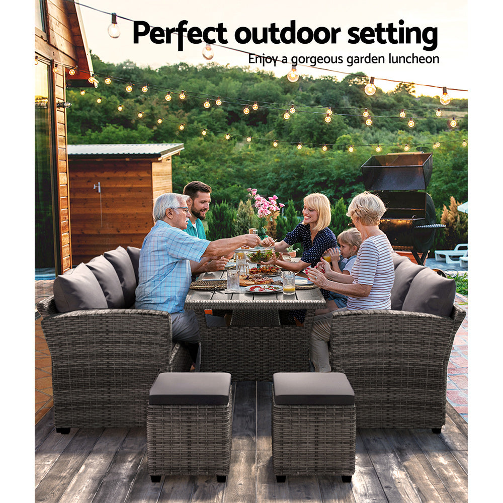 Kinka Beach 5 Piece Outdoor Dining Set
