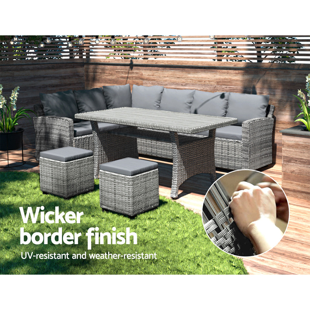 Kinka Beach 5 Piece Outdoor Dining Set