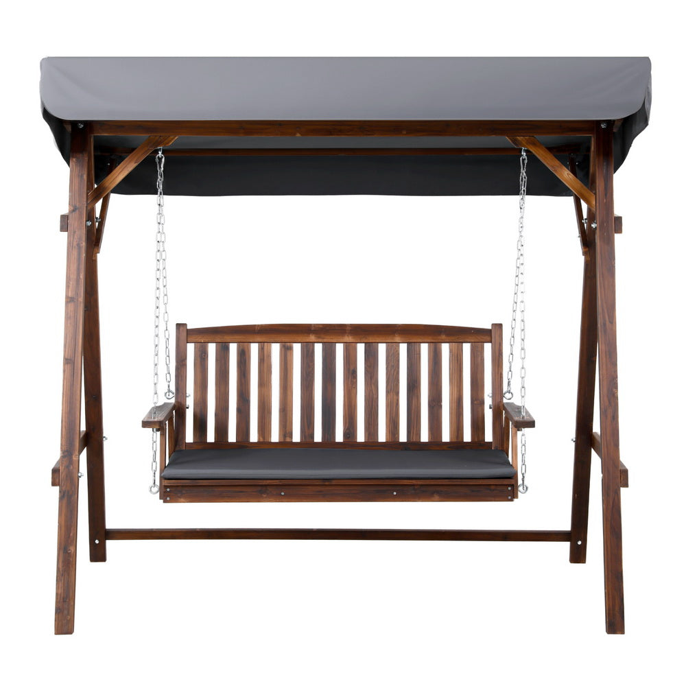 Tuross Head Swing Chair, Charcoal image 7