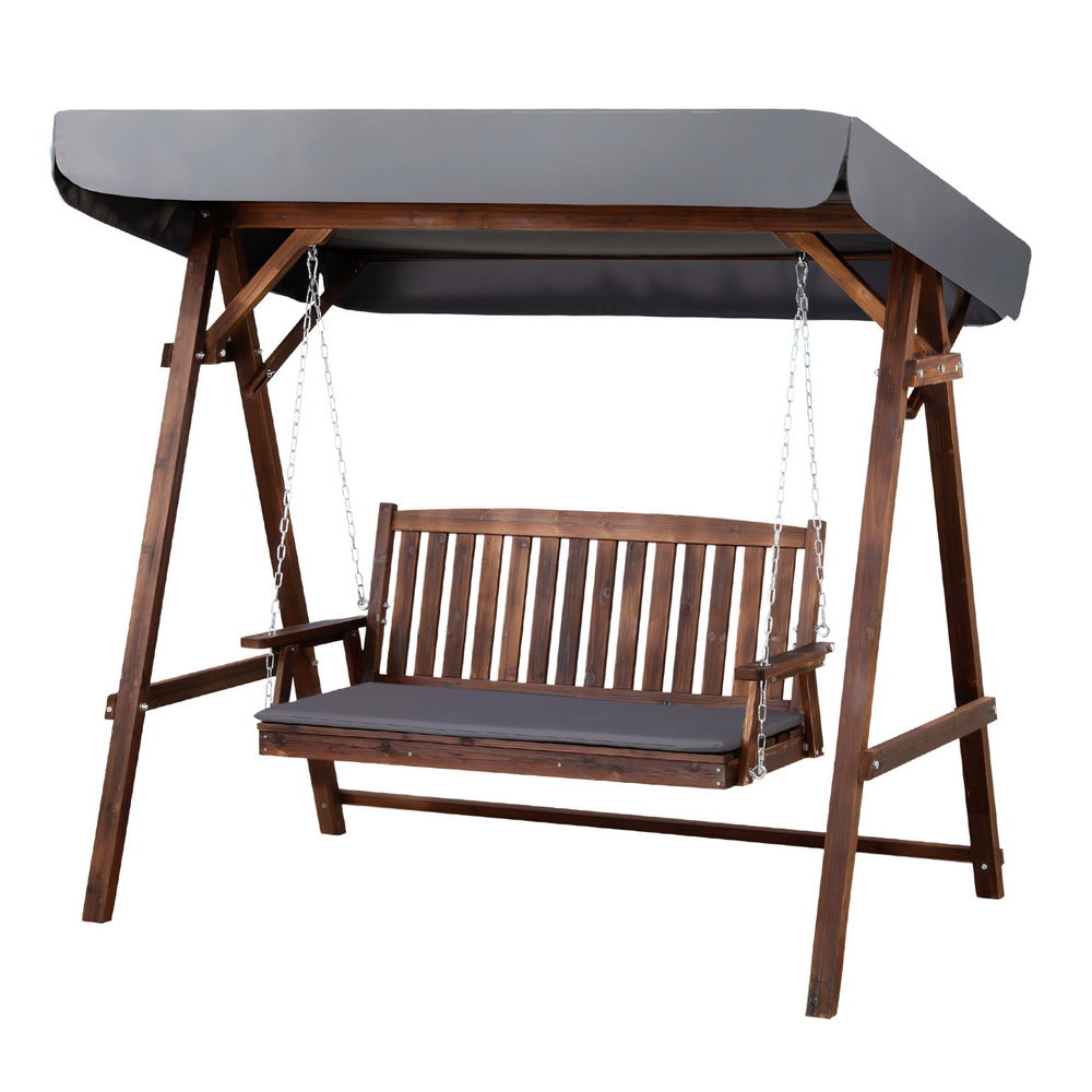 Tuross Head Swing Chair, Charcoal image 8