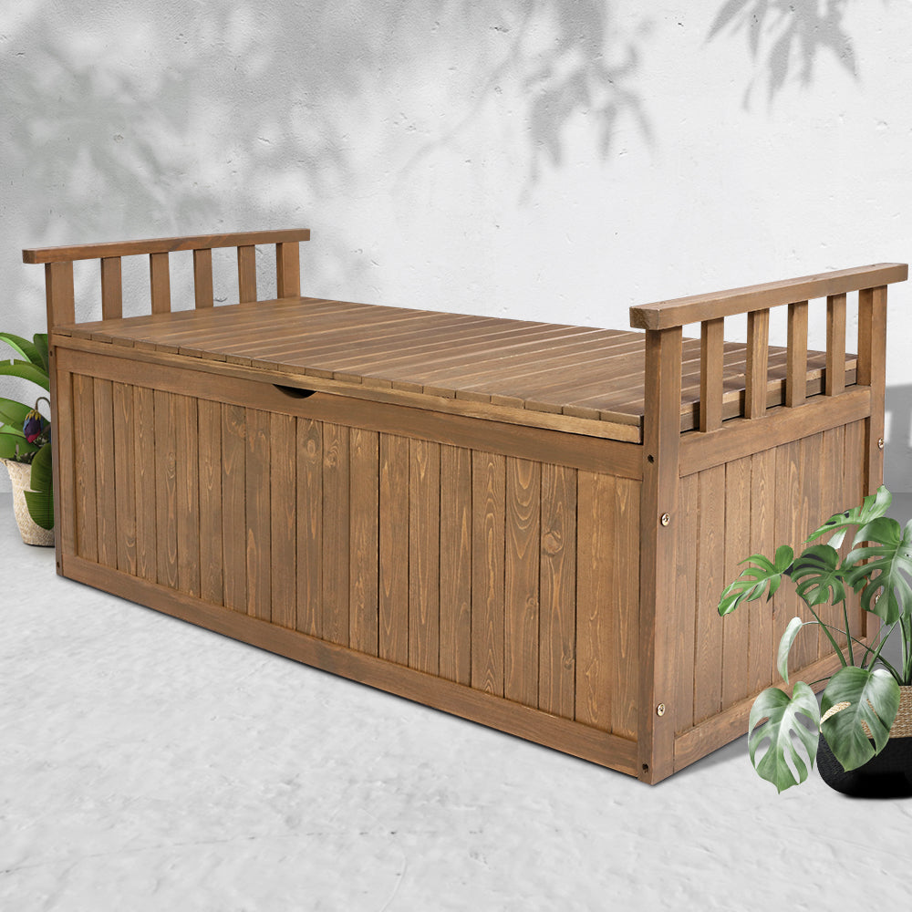 Port Rickaby 200L Storage Bench Box, Natural