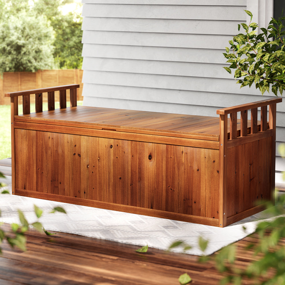Port Rickaby 200L Storage Bench Box, Natural