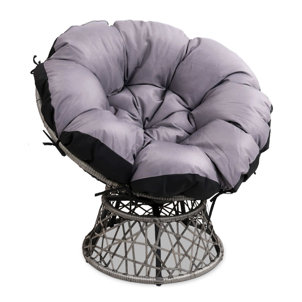 Minnamurra Papasan Chair, Grey