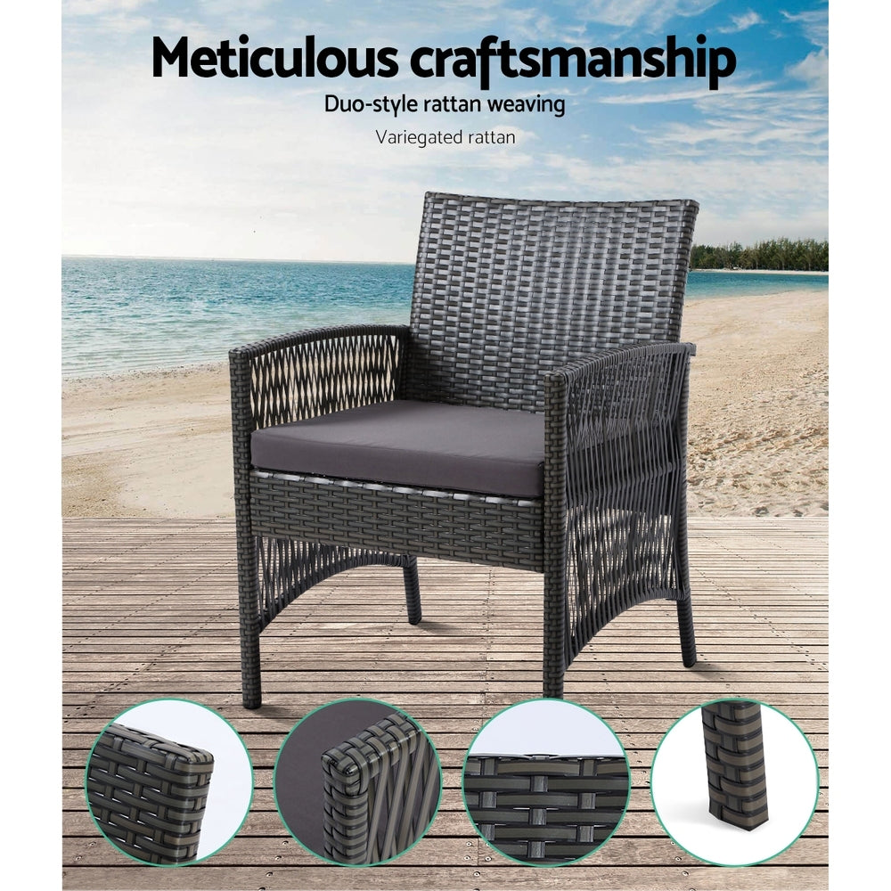 Arcadia 4 Piece Outdoor Sofa Set, Grey