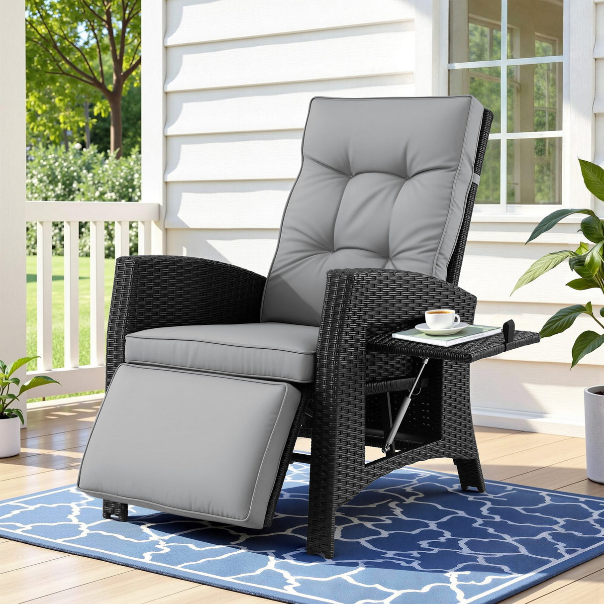 Nambour Recliner Chair, Black