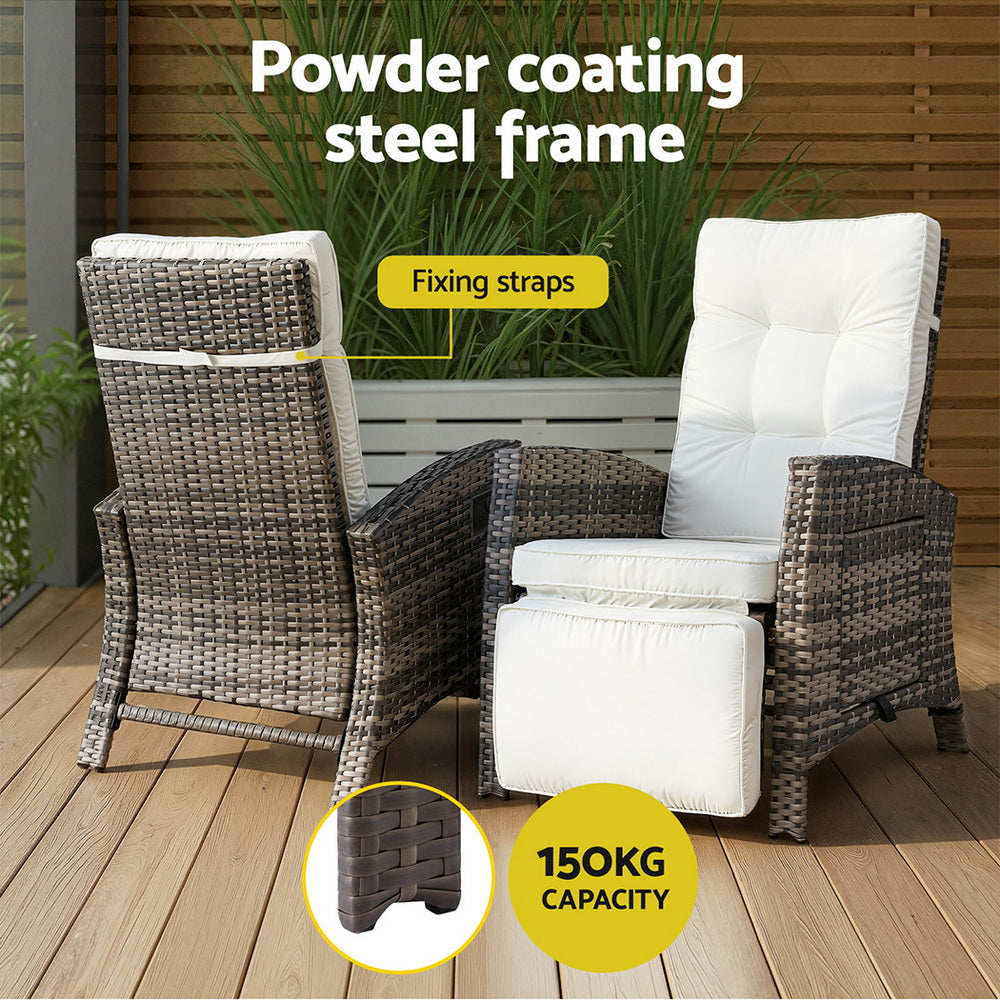 Nambour Recliner Chair, Brown