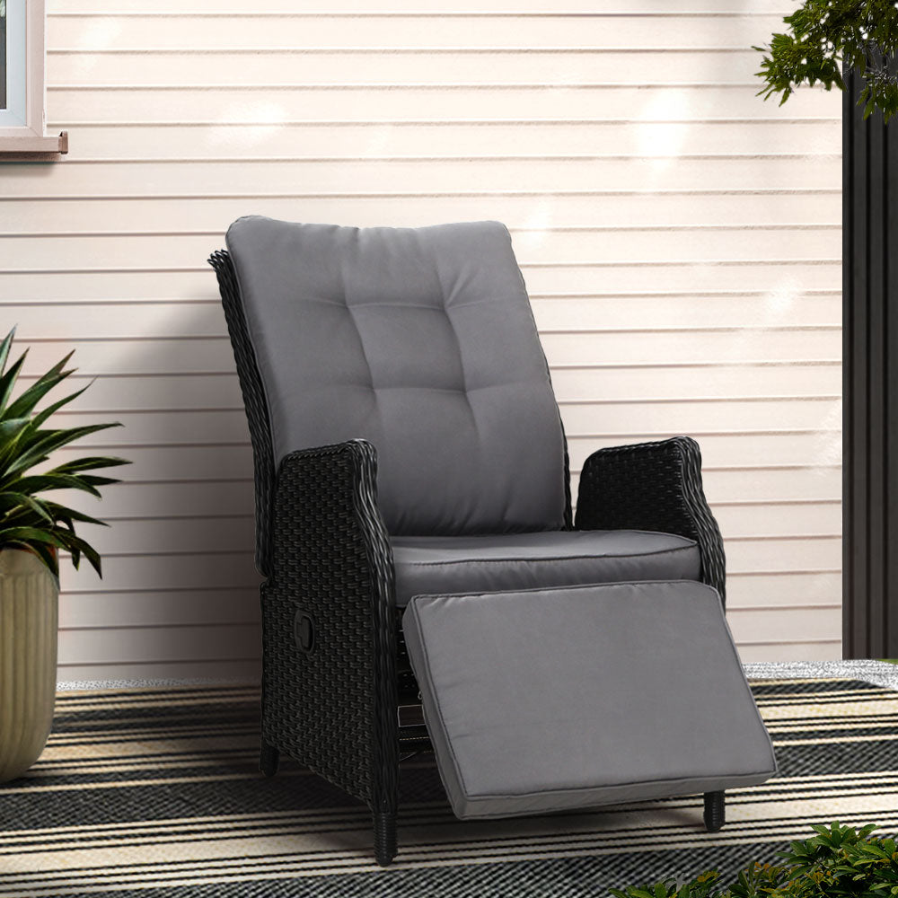Midge Point Recliner Chair, Black