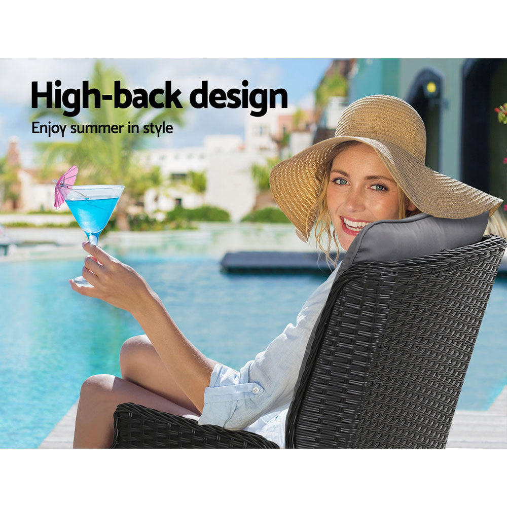 Midge Point Recliner Chair, Black