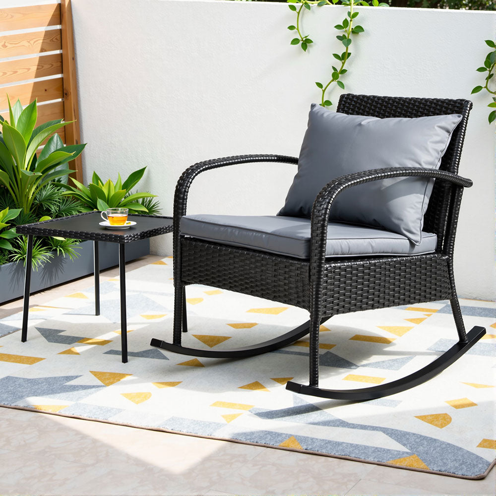 Point Vernon 2 Piece Lounge Set, Black