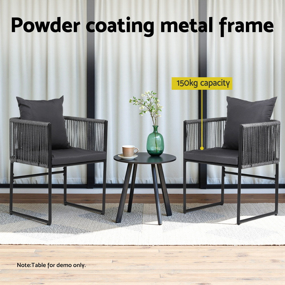 Gardeon Outdoor Woven Rope Dining Chairs