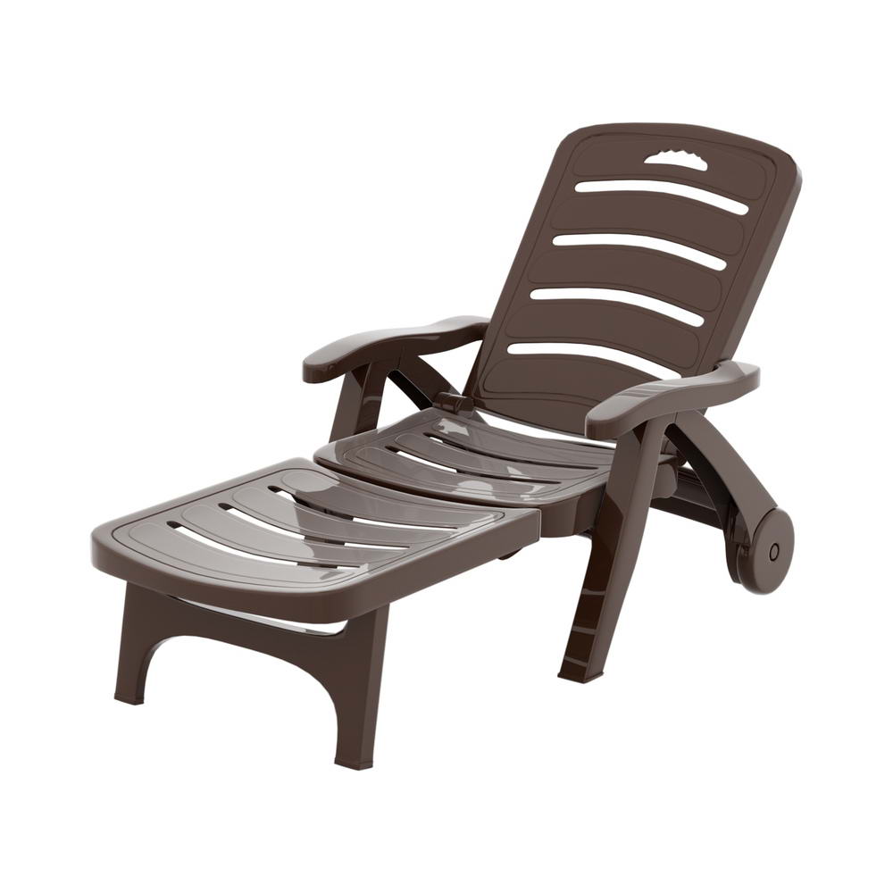 Candelo Sun Lounger Brown image 7
