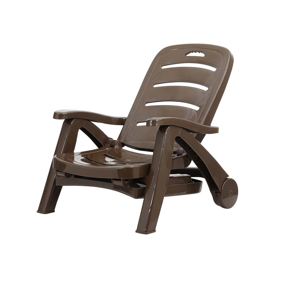 Candelo Sun Lounger Brown image 3