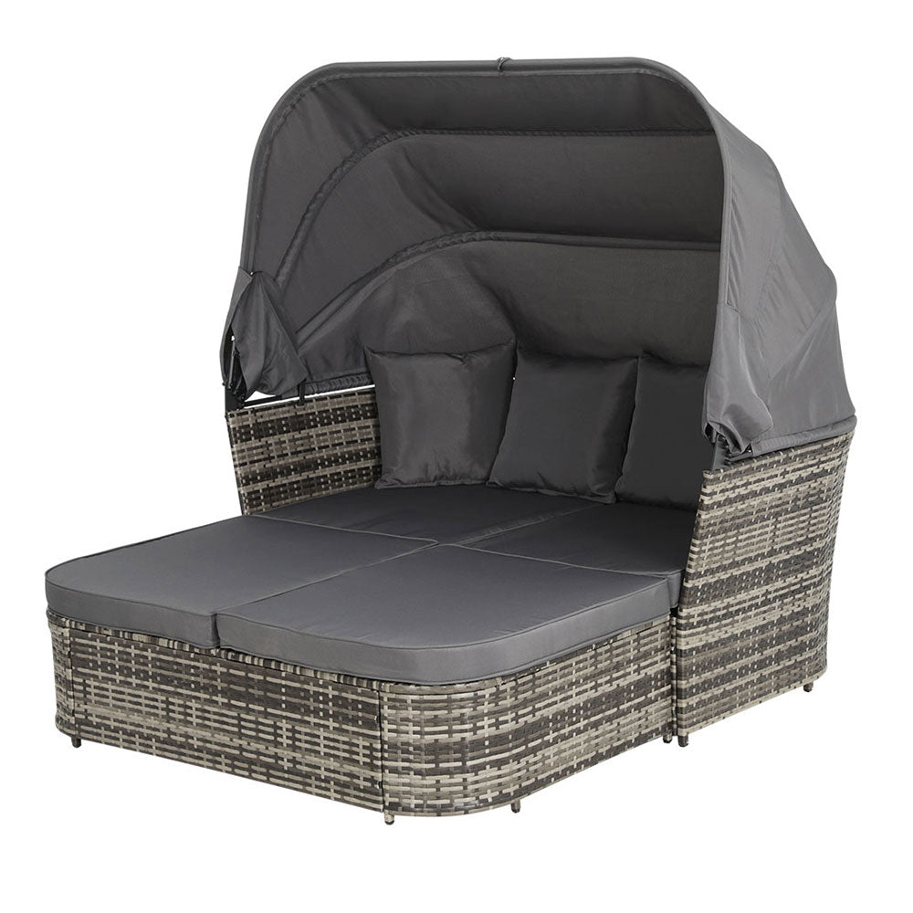 Machans Beach 4 Piece Outdoor Lounge Set, Grey