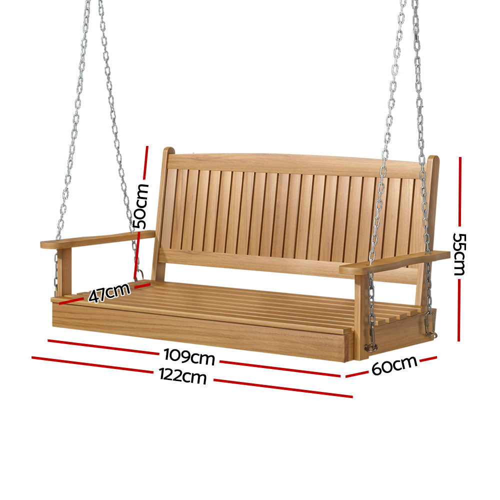 Bega Porch Swing Chair, Teak image 2