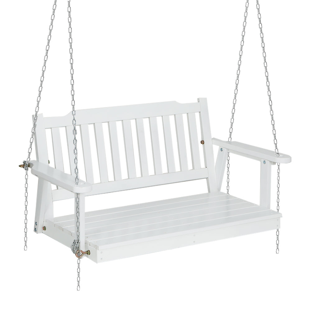 Werri Beach Porch Swing Chair, White