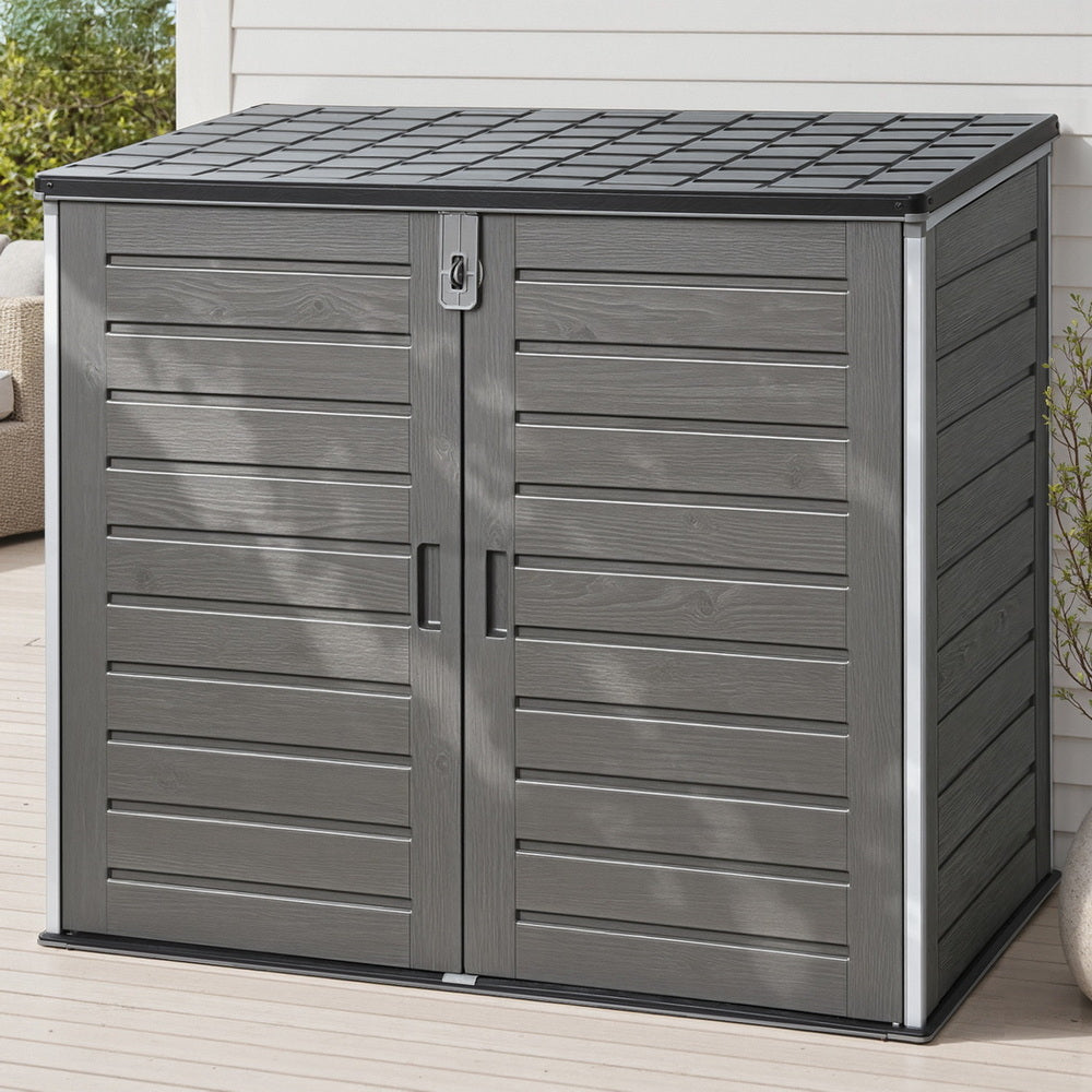Minlaton 1170L Outdoor Storage Box, Grey