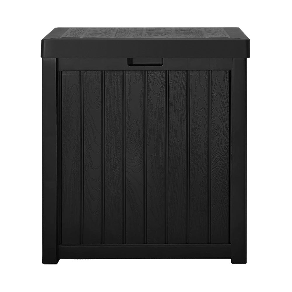 Bluff Beach 195L Outdoor Storage Box, Black