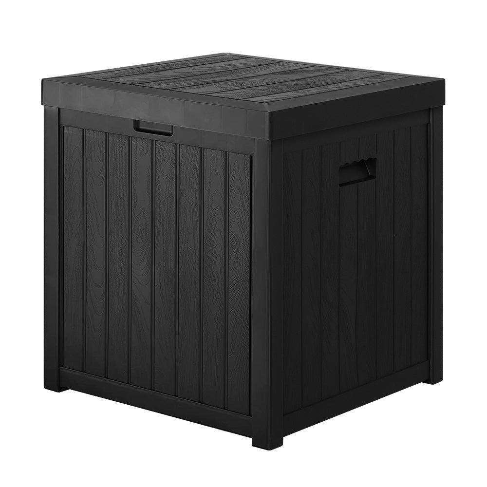 Bluff Beach 195L Outdoor Storage Box, Black