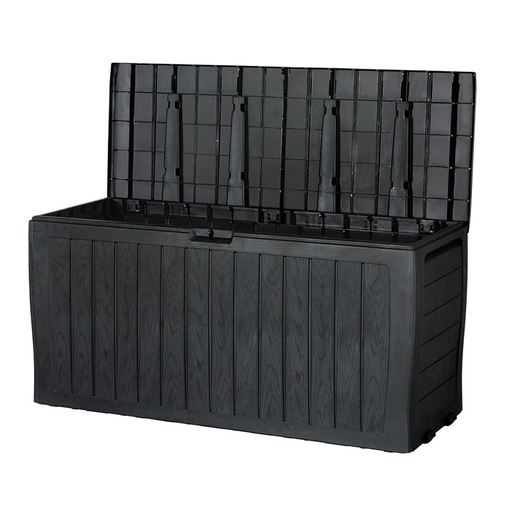 Hardwicke Bay 220L Outdoor Storage Box, Black