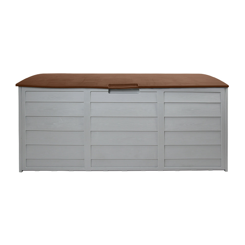 Port Vincent 290L Outdoor Storage Box, Brown