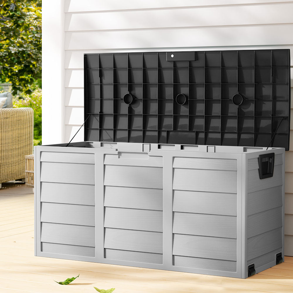 Port Vincent 290L Outdoor Storage Box, Black