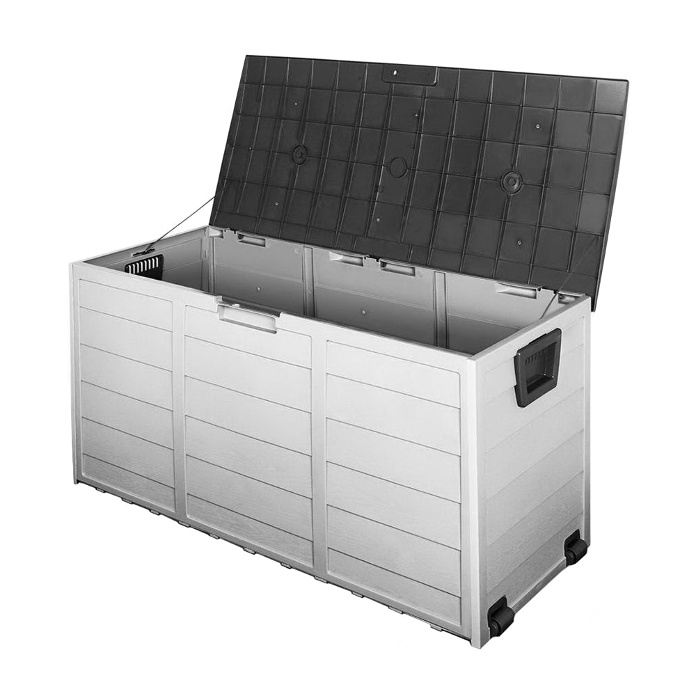 Port Vincent 290L Outdoor Storage Box, Black