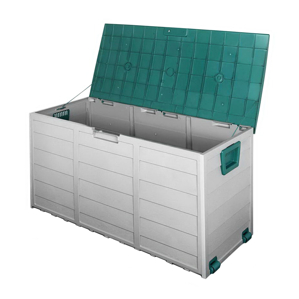 Port Vincent 290L Outdoor Storage Box, Green