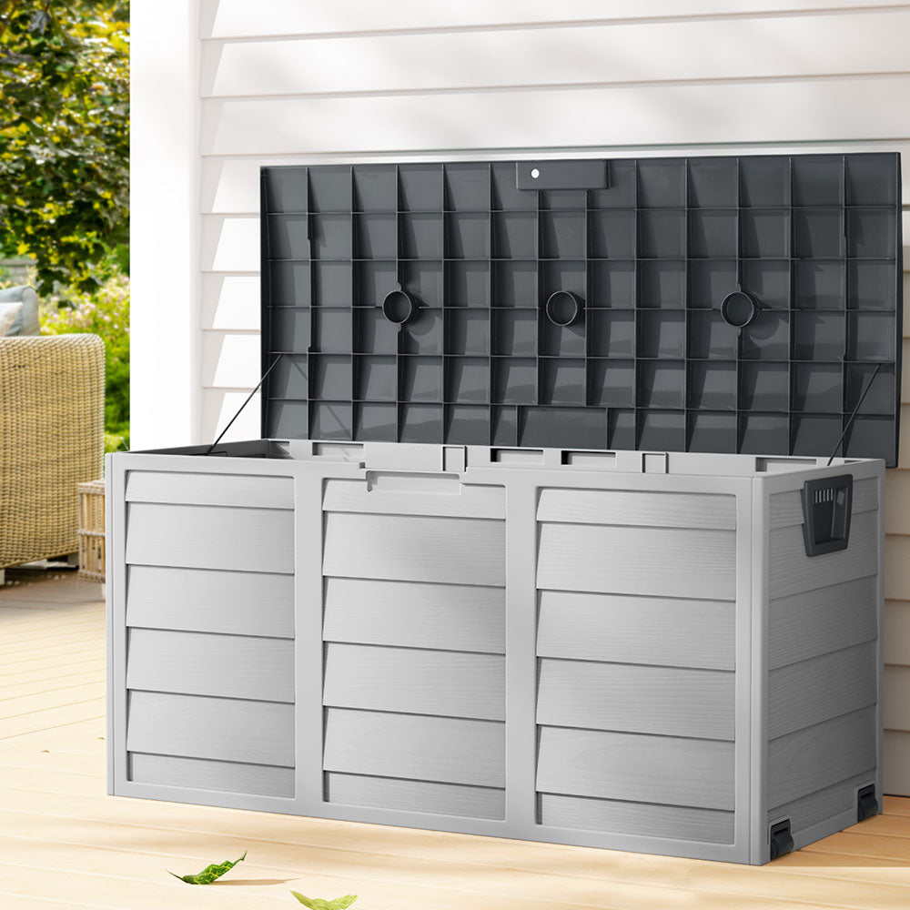 Port Vincent 290L Outdoor Storage Box, Grey