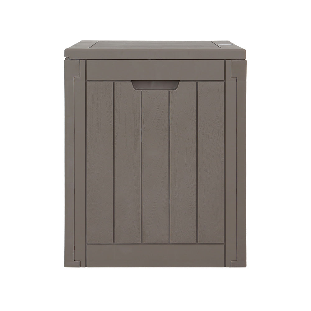 Stansbury 118L Outdoor Storage Bench Box, Grey