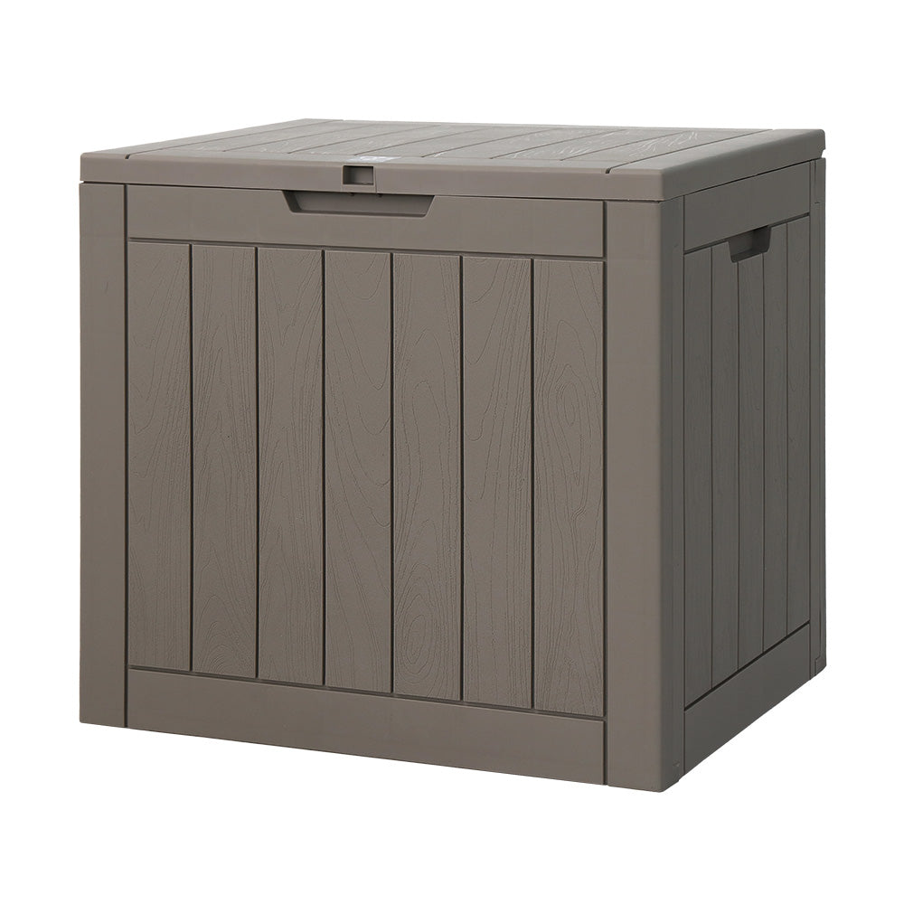 Stansbury 118L Outdoor Storage Bench Box, Grey