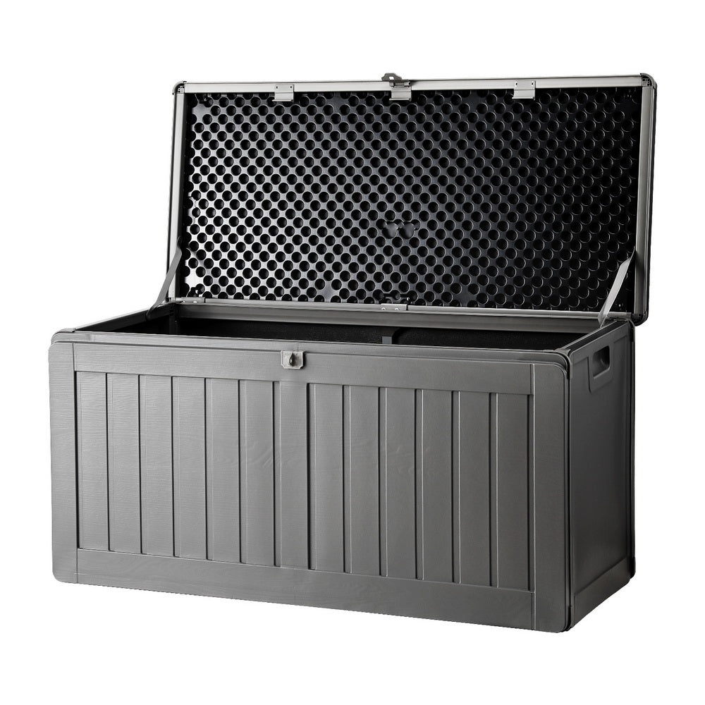 Brentwood 190L Outdoor Storage Box, Grey
