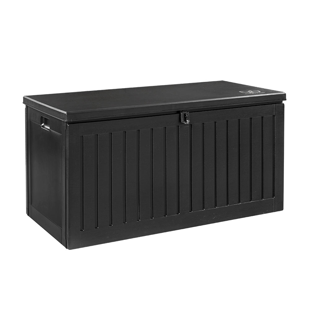 Warooka 270L Outdoor Storage Box, Black