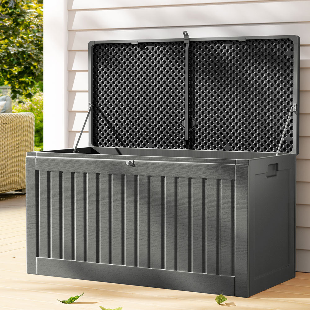 Warooka 270L Outdoor Storage Box, Grey
