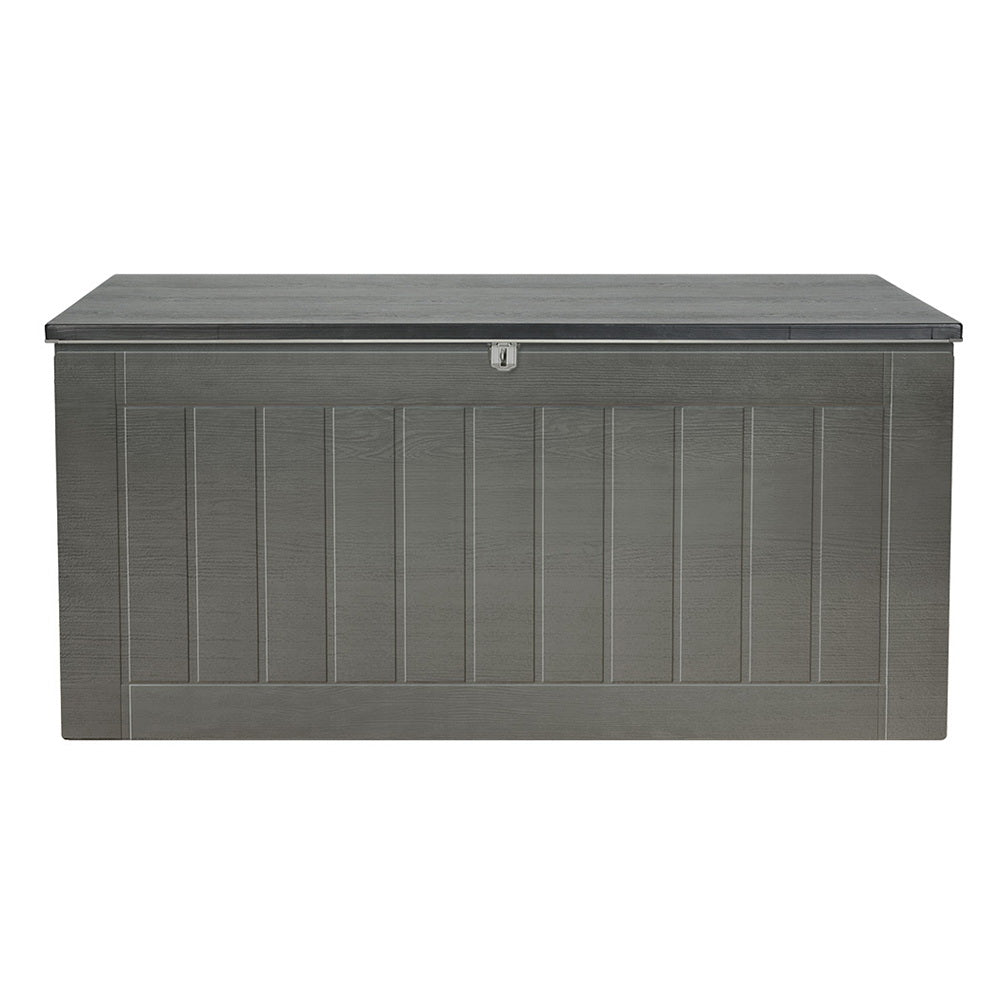 Marion Bay 830L Outdoor Storage Bench Box, Grey