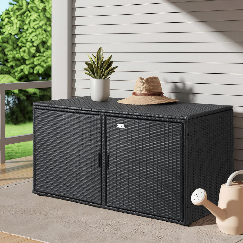 Foul Bay 333L Outdoor Storage Cabinet, Black