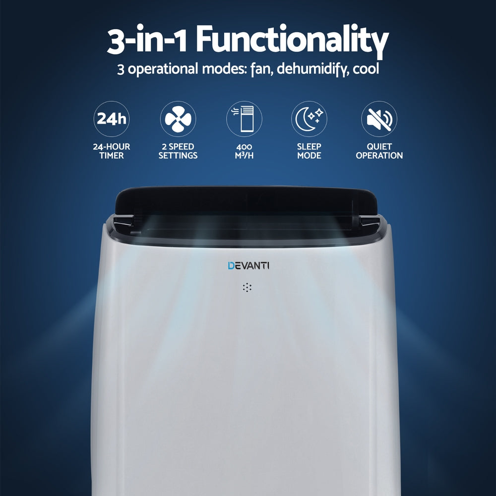 Piediluco Portable Air Conditioner, 2.05kW, 7000BTU, WiFi