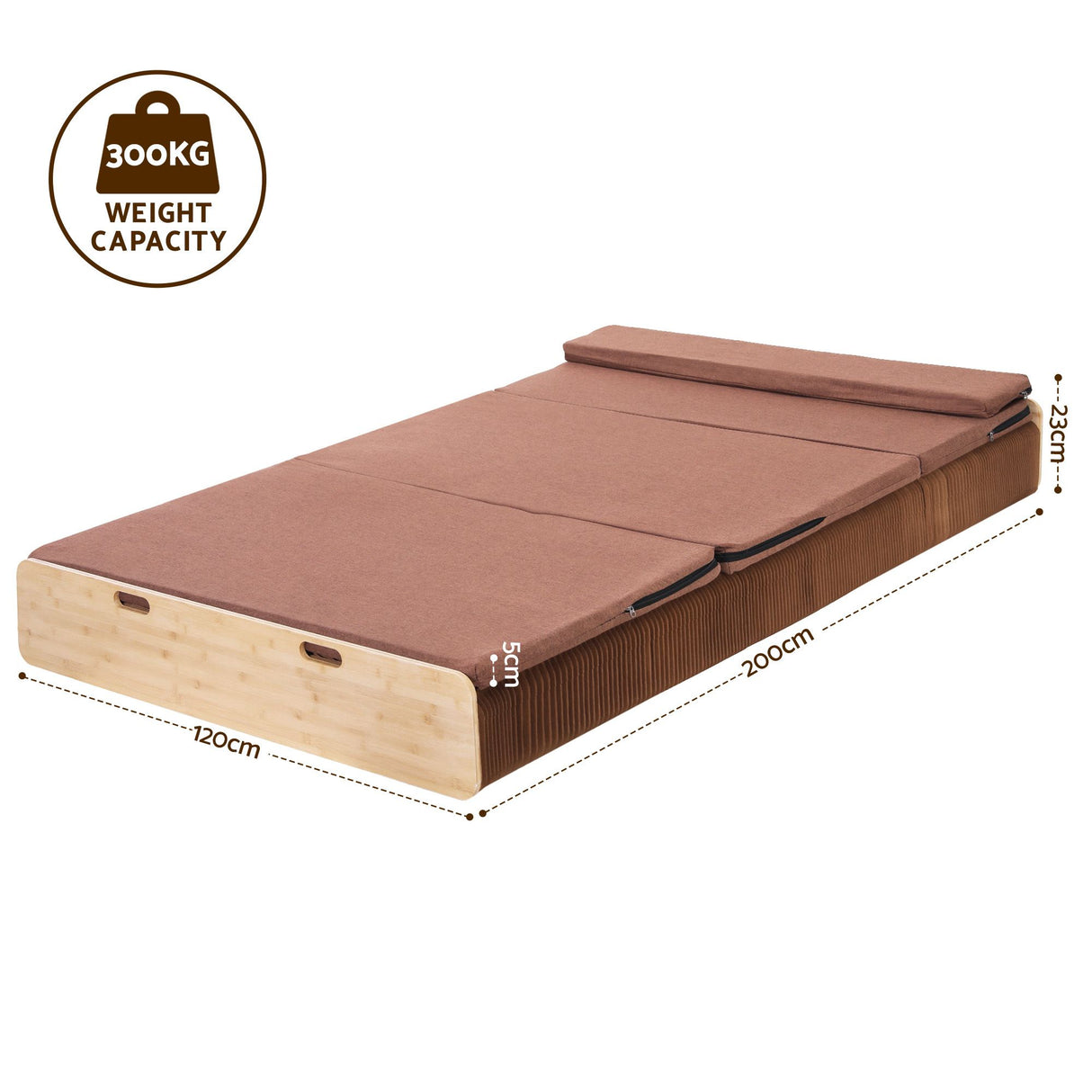 Sestri Single Bed Frame, Natural