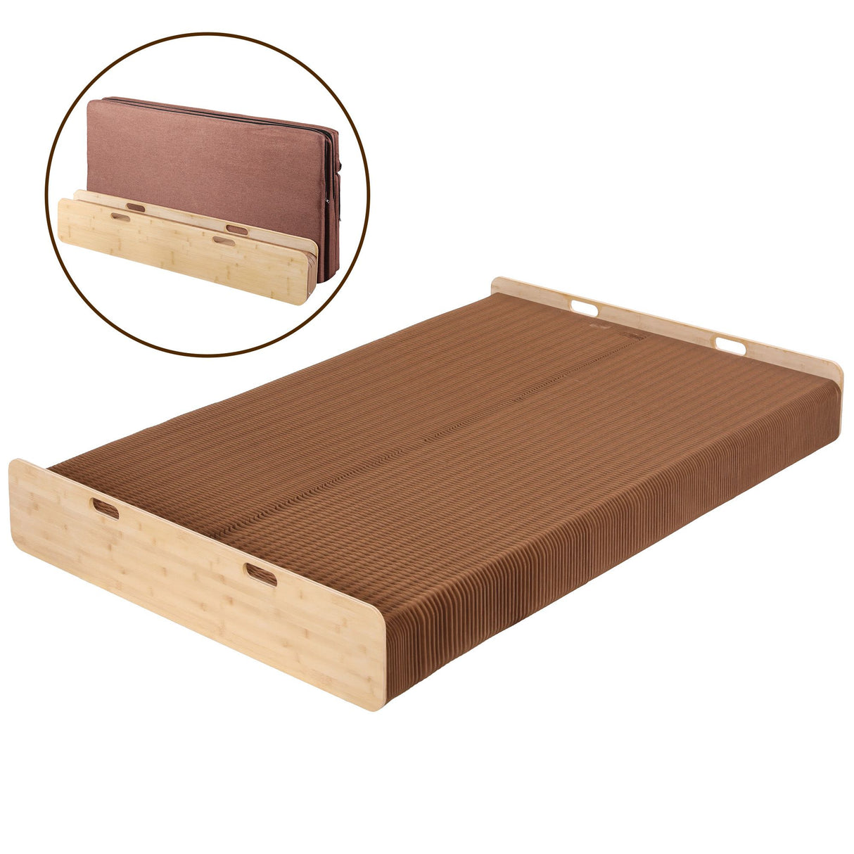 Sestri Single Bed Frame, Natural