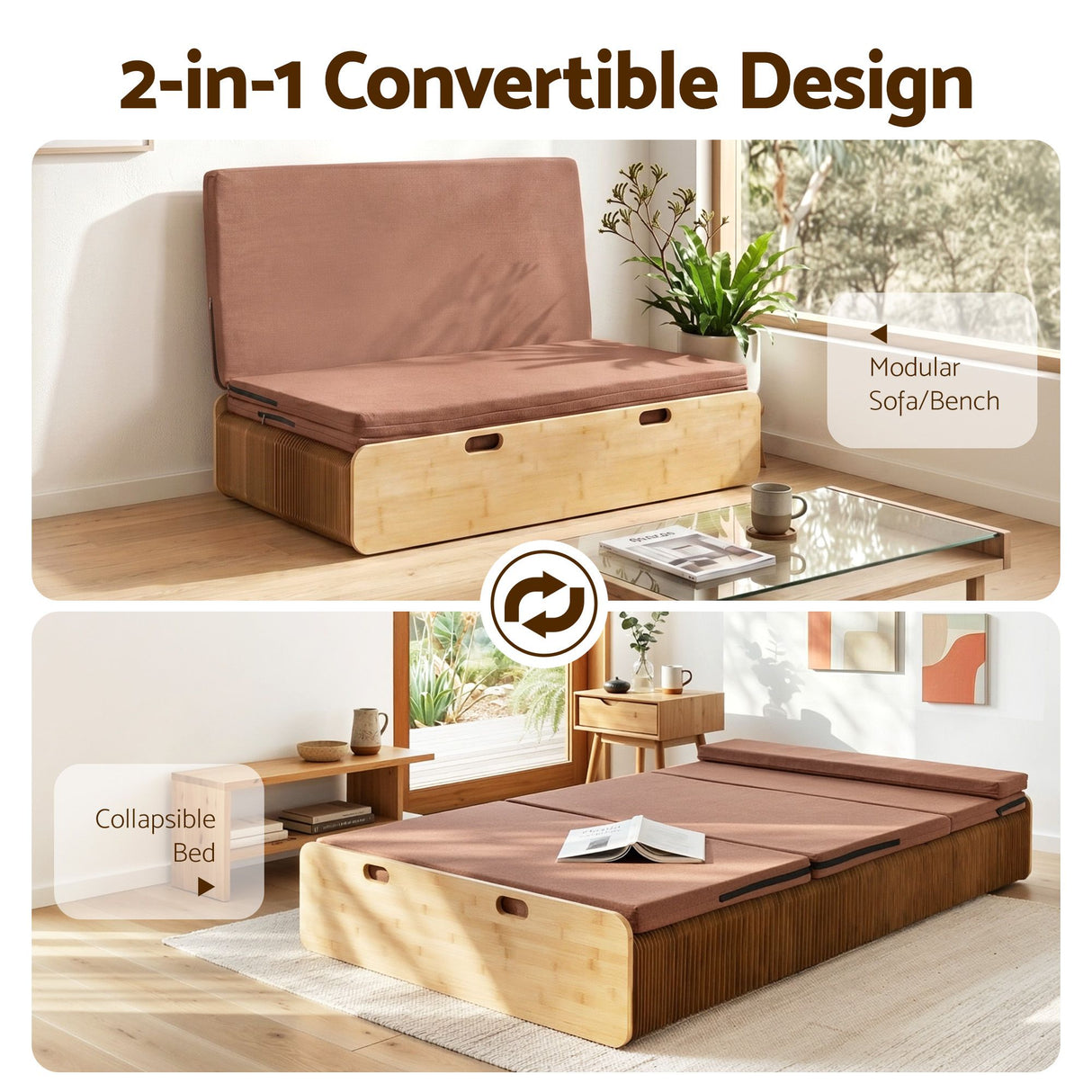 Sestri Single Bed Frame, Natural