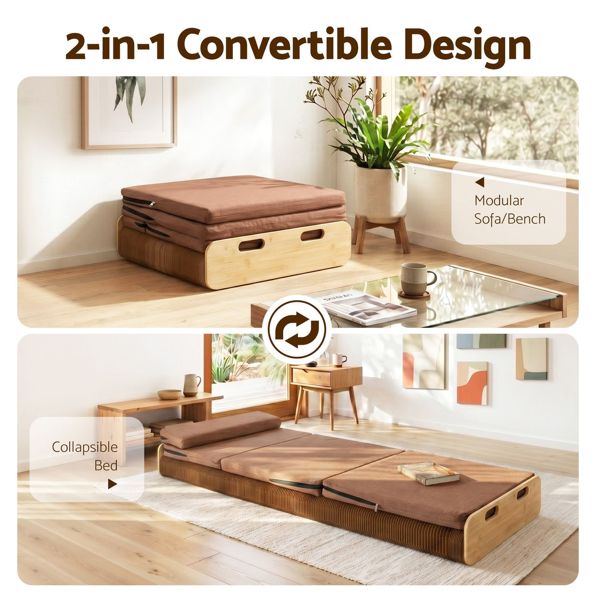 Noli Single Bed Frame, Natural