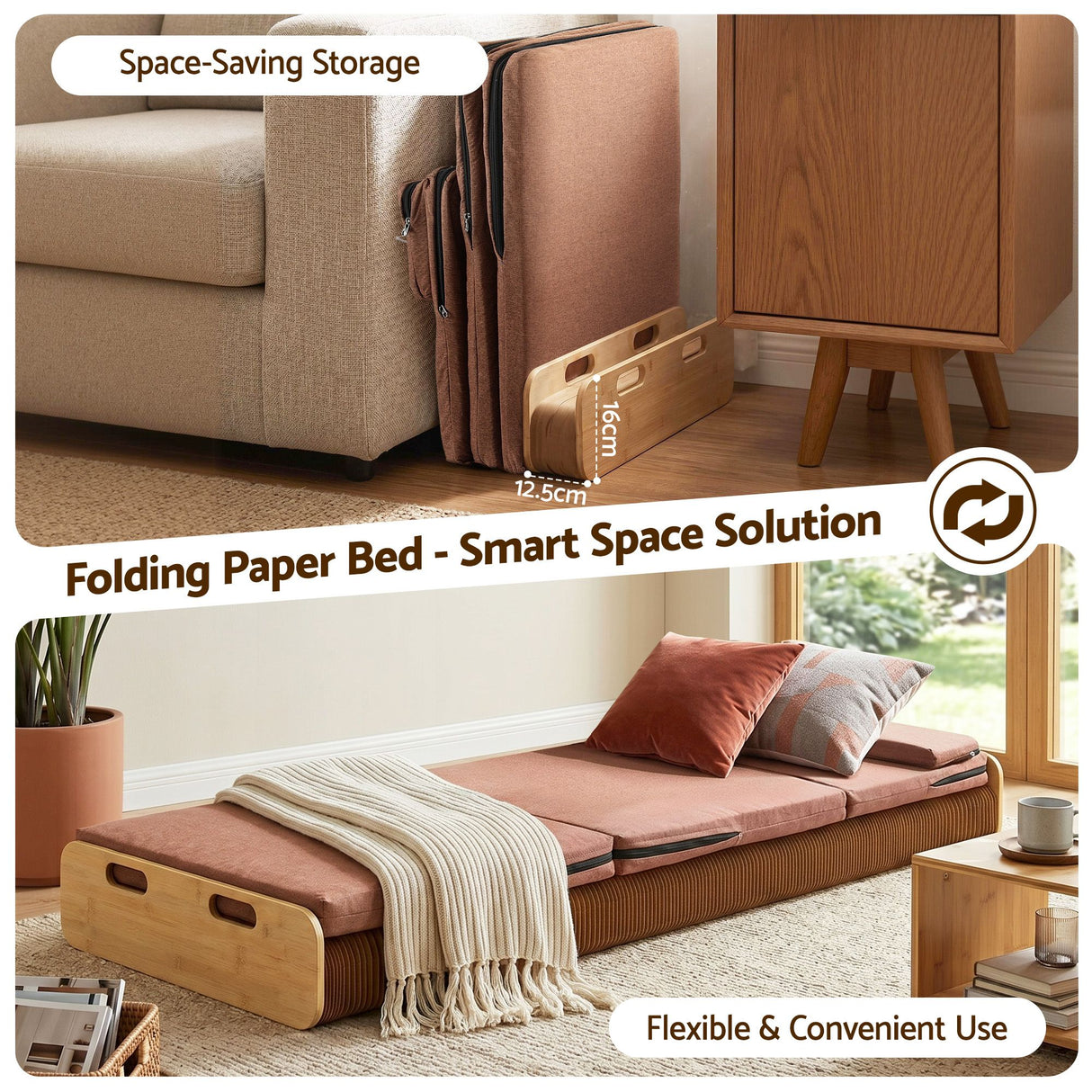 Noli Single Bed Frame, Natural