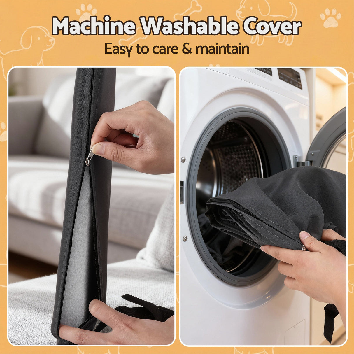 Bridgetown 2 in 1 Dog Kennel, Grey, view 6