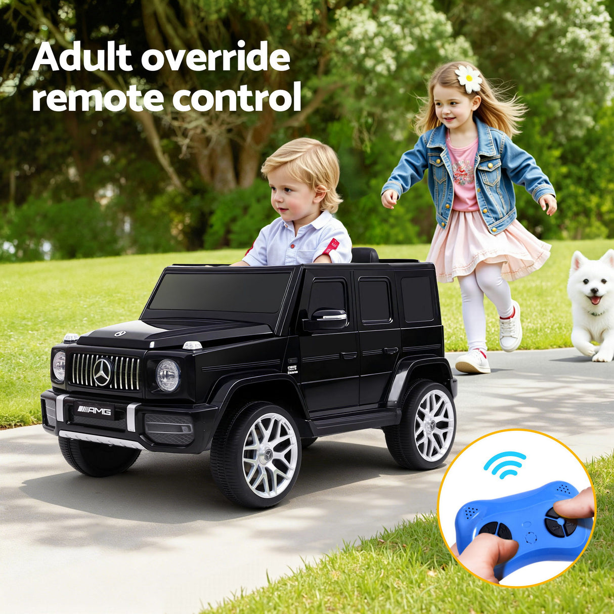 Finmere Kids Ride On Car, 12V Electric, Black